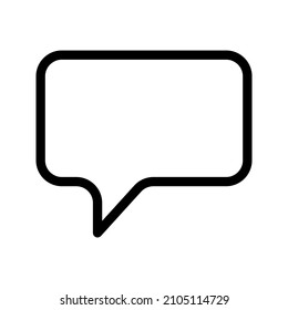 Speak bubble icon. Speech bubble Sign. isolated. Flat design. vector illustration