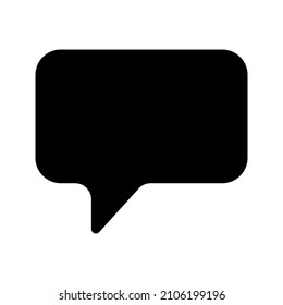 Speak bubble icon. Speech bubble Sign. isolated. Flat design. vector illustration