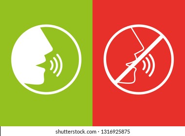 Speak and listen. Speak ear