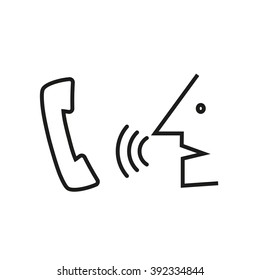 Speak and listen symbol