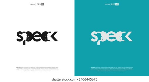 speak talk logo variation for business education company and organization community in white background