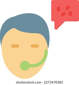 speak Vector illustration on a transparent background. Premium quality symmbols. Line Color vector icons for concept and graphic design.