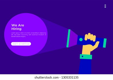 speak your voice concept flat vector illustration, landing page, template, ui, web, mobile app, poster, banner, flyer