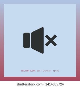Speake off icon, vector design element