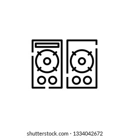 speaker aktive line art