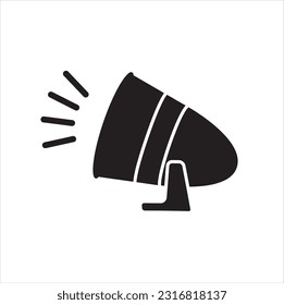 Lautsprecheralarmsymbol, Lautsprechersymbol, Vektorgrafik
