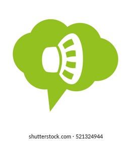 speaker audio device icon vector illustration design