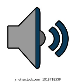 speaker audio isolated icon