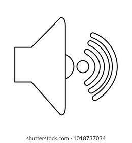 speaker audio isolated icon