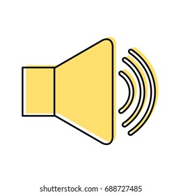 speaker audio isolated icon
