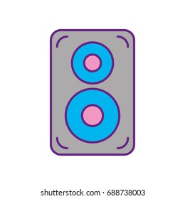 speaker audio isolated icon