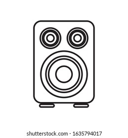 speaker audio music isolated icon vector illustration design