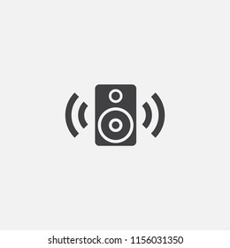 speaker base icon. Simple sign illustration. speaker symbol design from Music series. Can be used for web, print and mobile