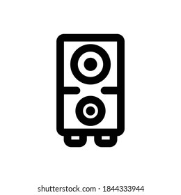 Speaker (Birthday) icon outline vector. Isolated on white background