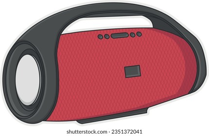 speaker, boombox, portable, wireless, music, sound