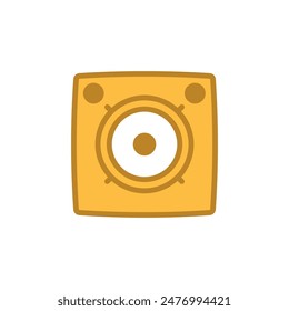speaker box icon vector design template elegant style