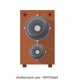 speaker box isolated icon design, vector illustration  graphic 