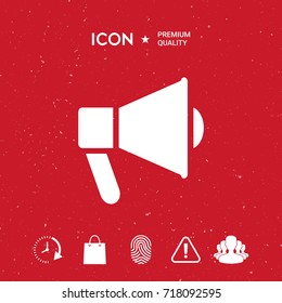 Speaker, bullhorn icon
