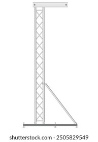 Speaker cabinet hanging truss.,Stage truss frame.