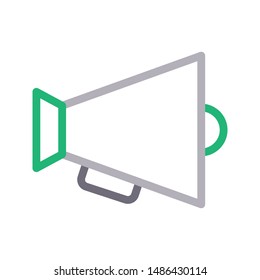 speaker colour line vector icon