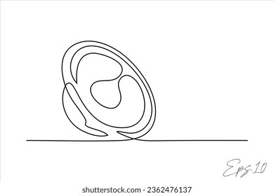  speaker continuous line art drawing