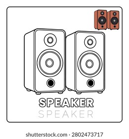 Speaker Cute House Items