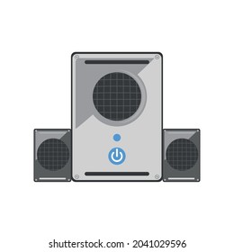 speaker device equipment icon isolated