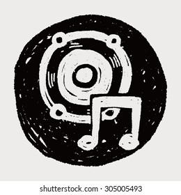 speaker doodle
