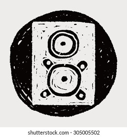 speaker doodle