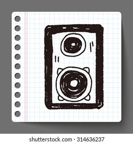 speaker doodle