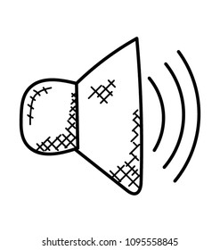 Speaker Doodle Icon