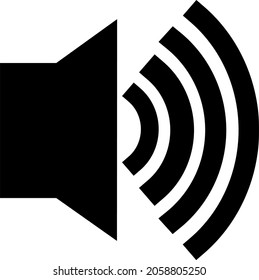  Speaker flat logo, For commercial use