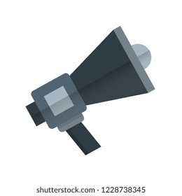 Speaker flat vector icon.