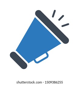speaker glyph colour vector icon