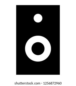 Speaker glyph vector, sound system 