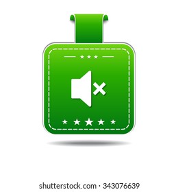 Speaker Green Vector Icon Design