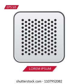 speaker grill vector icon symbol