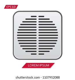 speaker grill vector icon symbol