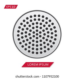 speaker grill vector icon symbol