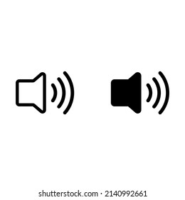Speaker icon for apps and web sites