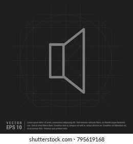 speaker icon Black Creative Background