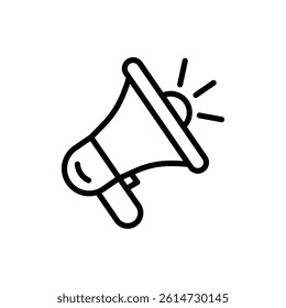 Speaker icon black and white vector sign