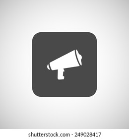 speaker icon broadcasting speak isolated scream speech
