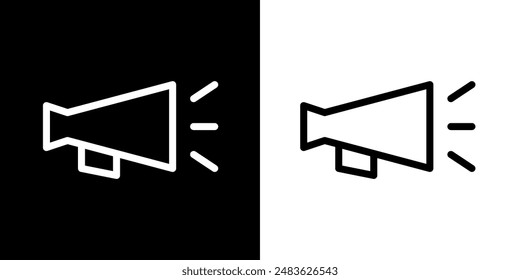 Speaker icon. Business icon. Target. Work team. Chart. Black icon. Silhouette.