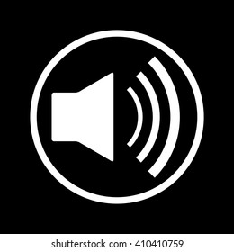 Speaker icon in a Circle
