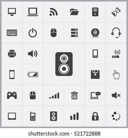 speaker icon. computer icons universal set for web and mobile