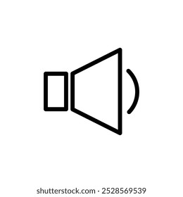 Un icono de altavoz con un nivel de sonido decreciente que simboliza la disminución del volumen.
