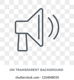 Speaker icon. Speaker design concept from  collection. Simple element vector illustration on transparent background.
