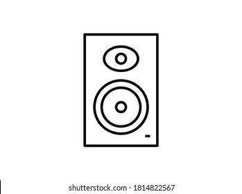 Diseño de iconos del altavoz. Diseño de estilo plano de iconos de altavoces. Sonido, señal de música de audio Aislado sobre fondo blanco. Estilo plano de moda para diseño gráfico, logotipo, sitio web, medios sociales, interfaz de usuario, aplicación móvil, EPS10