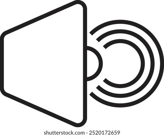 Speaker icon design for personal commercial use